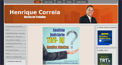 Desktop Screenshot of henriquecorreia.com.br