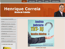 Tablet Screenshot of henriquecorreia.com.br